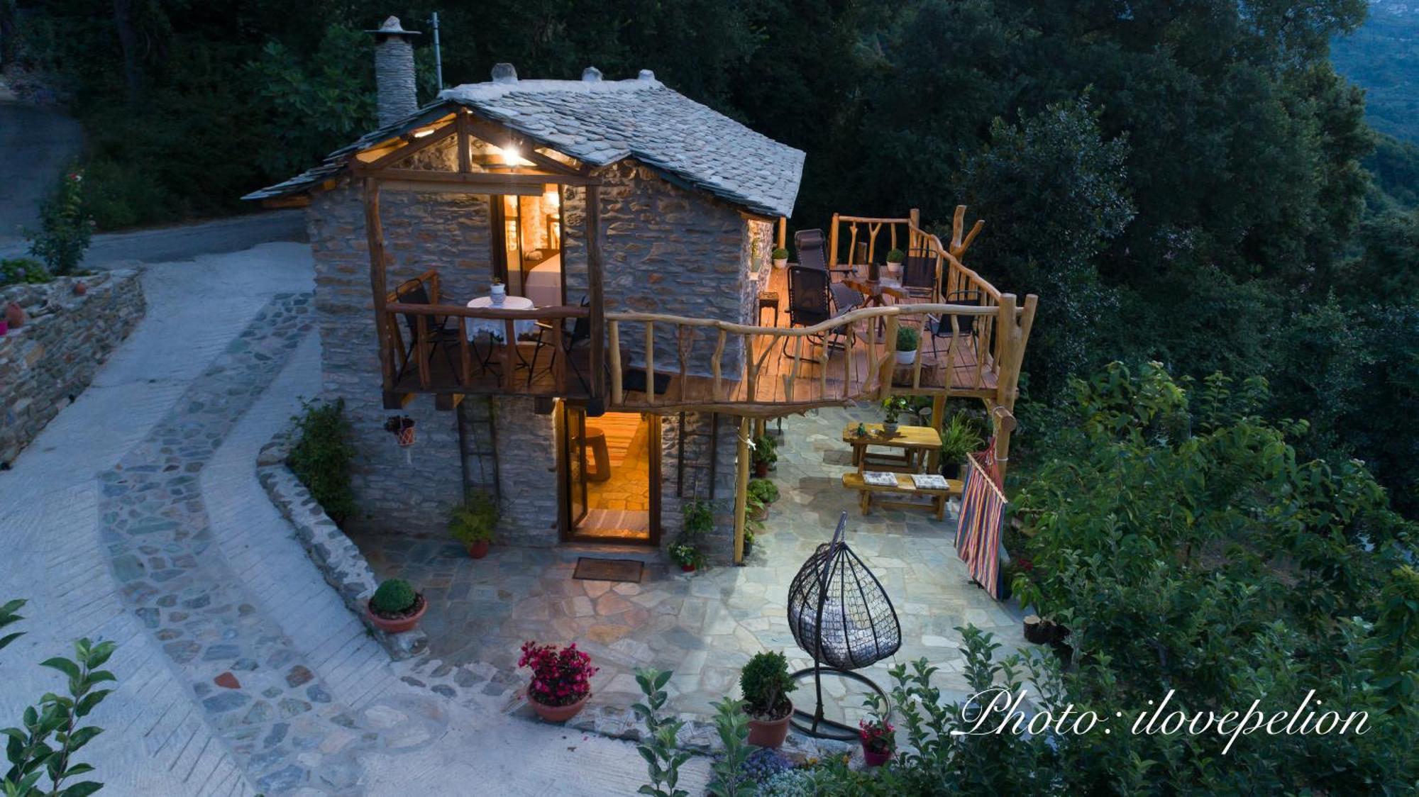 Aristoteli'S Stone House Makriráhi Kültér fotó